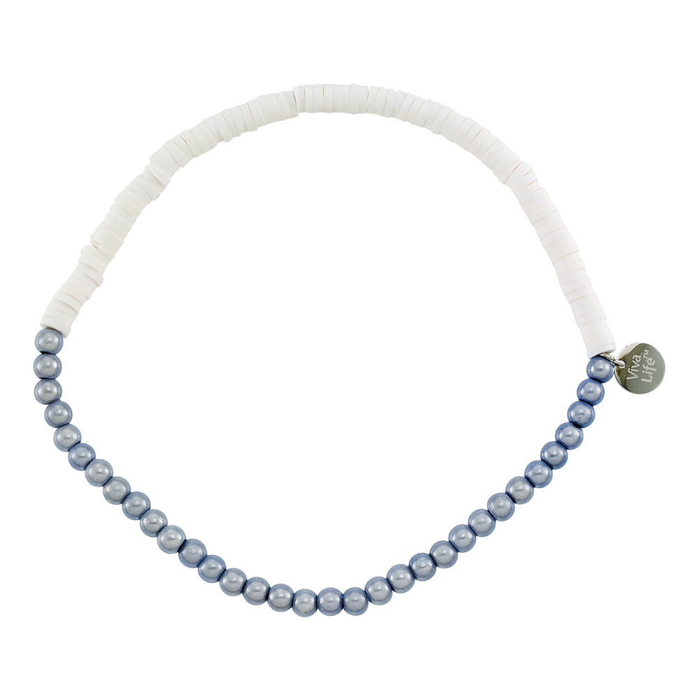 Encinitas Clay Chip Stretch Anklet