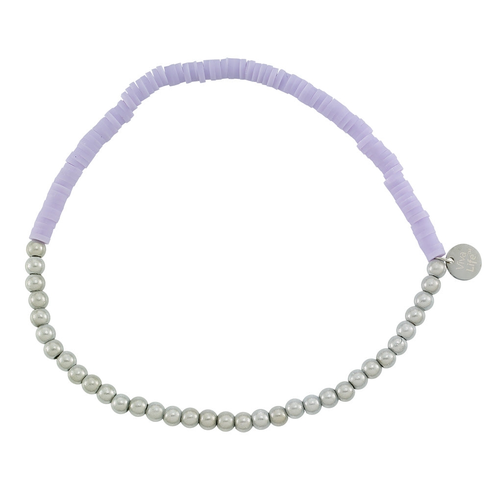 Encinitas Clay Chip Stretch Anklet