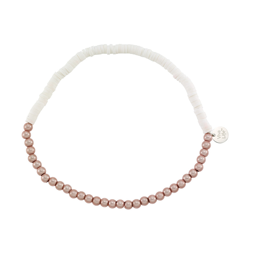Encinitas Clay Chip Stretch Anklet