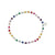 Maui Rainbow Miracle Bead Stretch Anklet