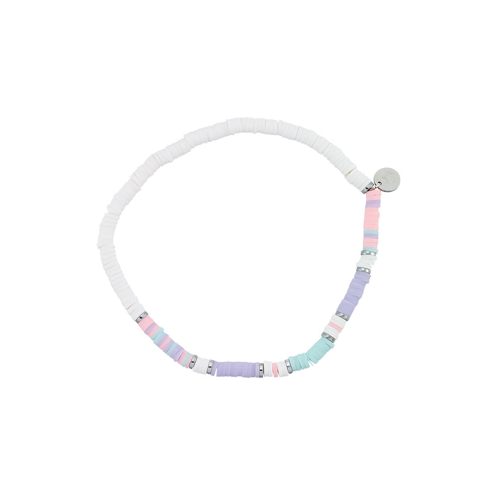 The "Betty" Clay Chip Stretch Anklet