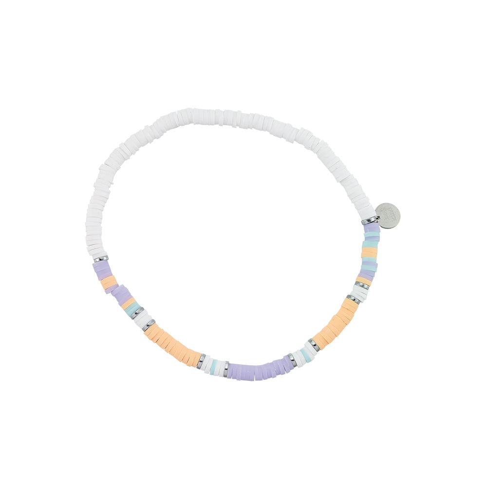 The "Betty" Clay Chip Stretch Anklet