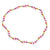Seed Bead Daisy Stretch Anklet - Viva life Jewellery