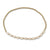 Gold Seed Bead & Rice Pearl Anklet - Viva life Jewellery