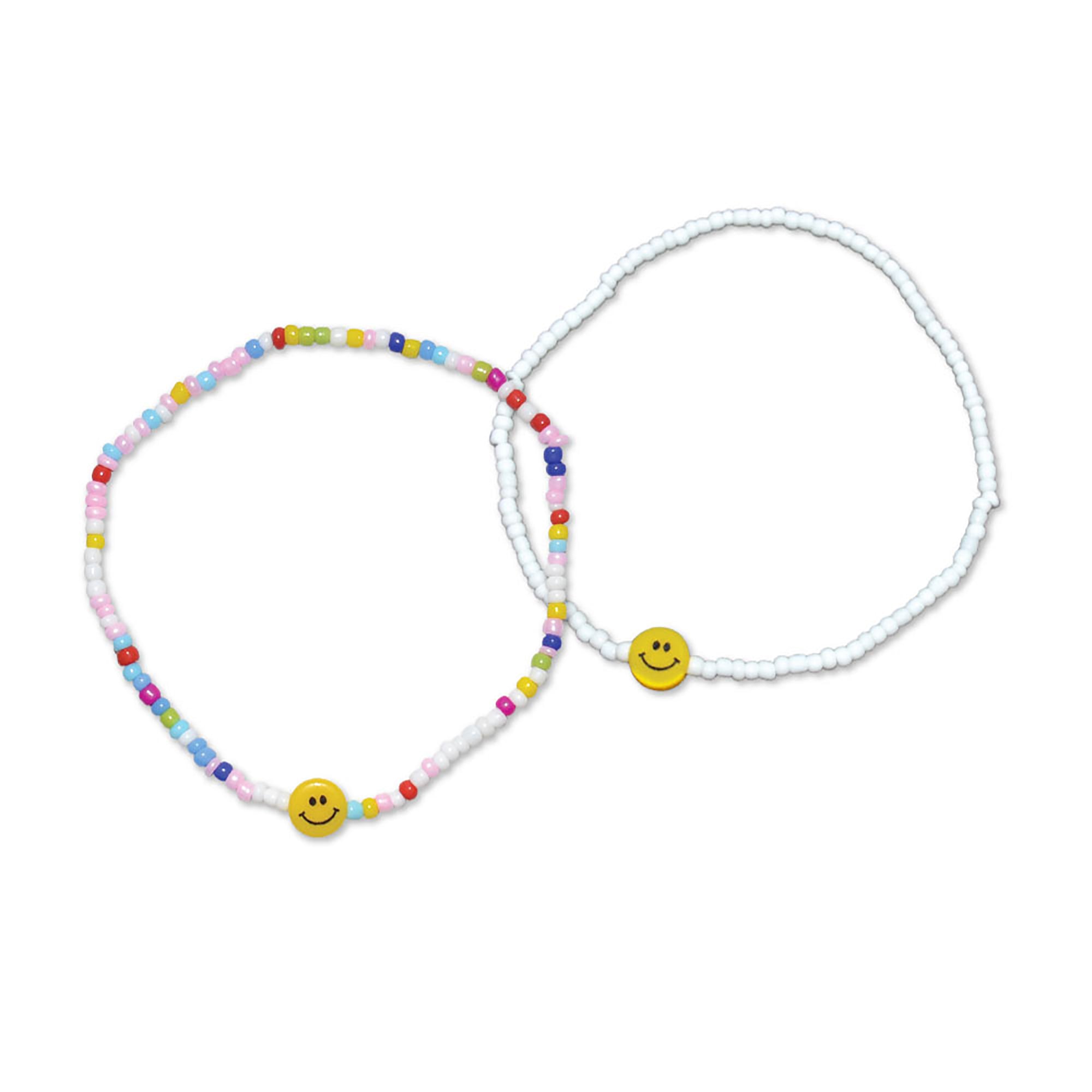 Seed Bead Smile Anklet - Viva life Jewellery