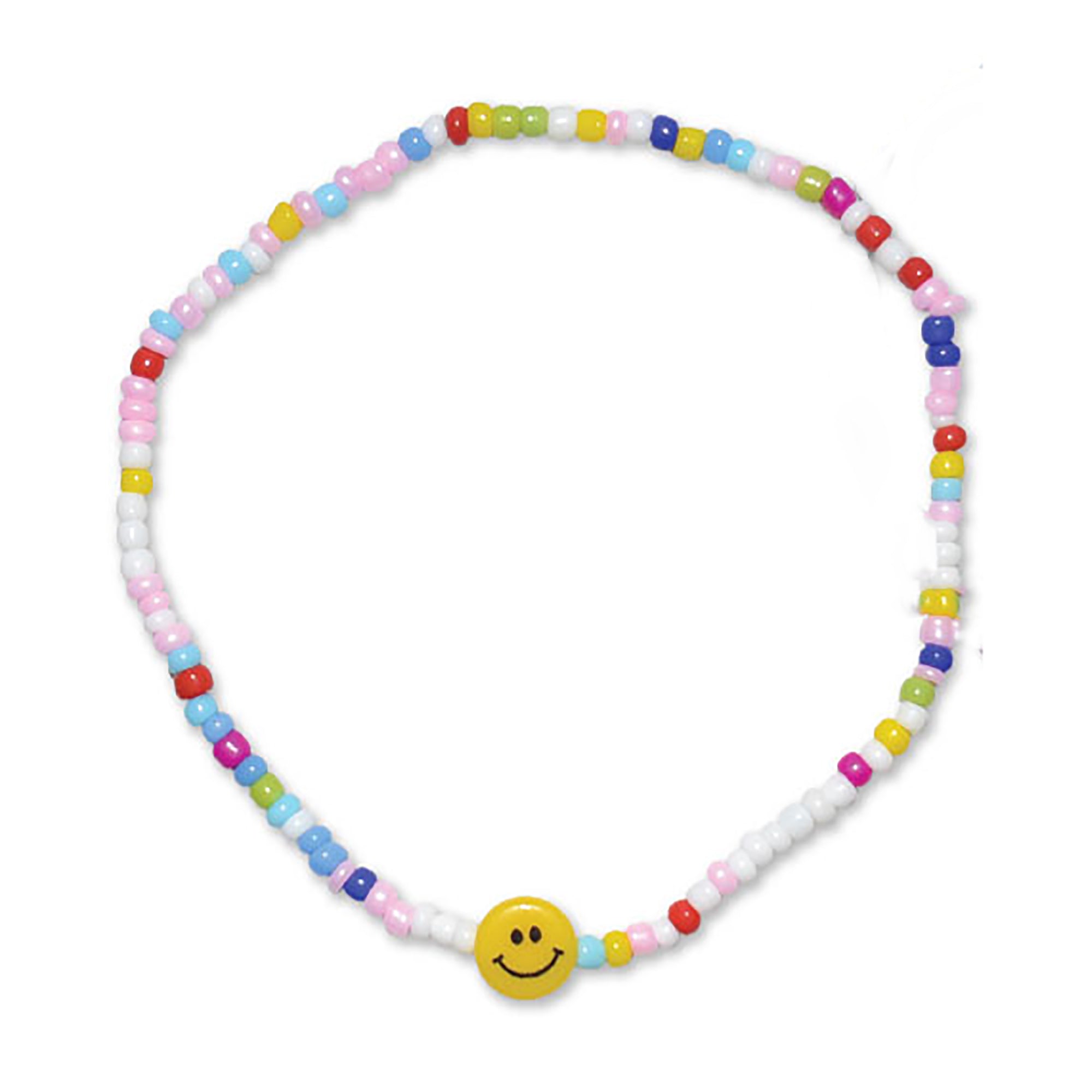 Seed Bead Smile Anklet - Viva life Jewellery