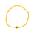 Bright Color Evil Eye Seed Bead Stretch Anklet