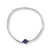 Bright Color Evil Eye Seed Bead Stretch Anklet