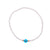 Pastel Color Evil Eye Seed Bead Anklet