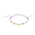 Colorful Handmade Seed Bead Daisy Bracelet