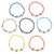 Bright Color Three Turtle Seed Bead Anklet