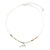 Tiny Pastel Seedbead Animal Charm Anklet