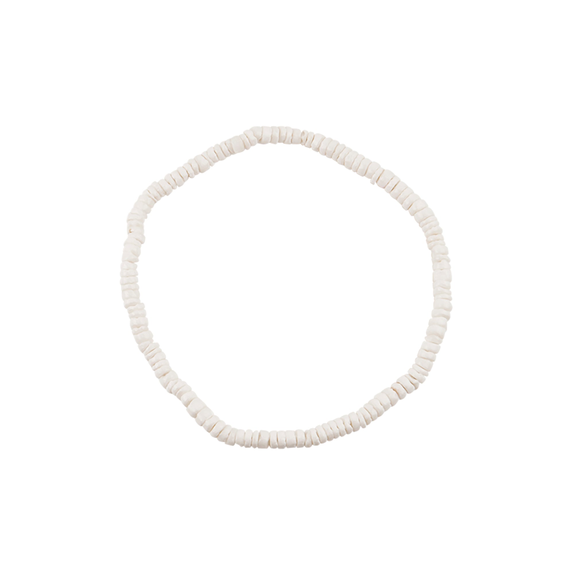 White Clam Stretch Anklet - Viva life Jewellery