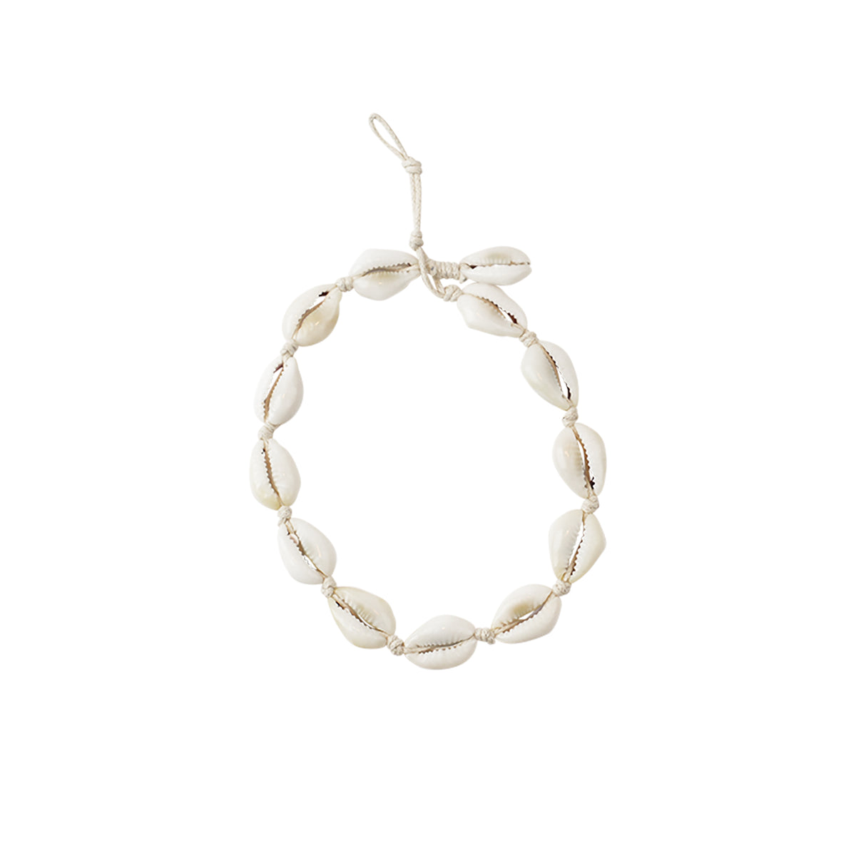 Cowrie Linen Cord Anklet - Viva life Jewellery