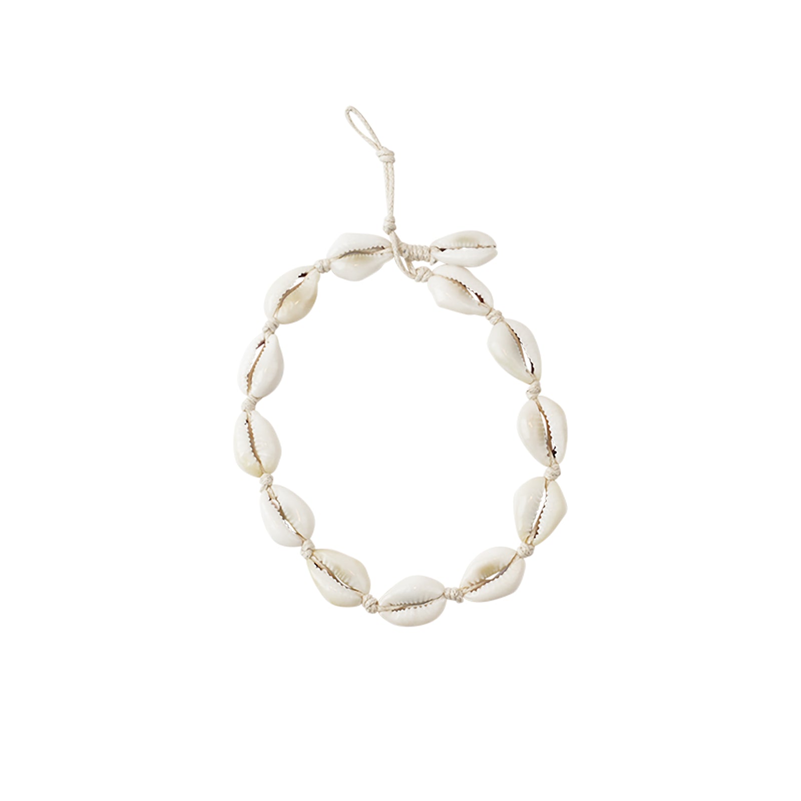 Cowrie Linen Cord Anklet - Viva life Jewellery