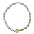 Enamel Daisy Metal Bead Bracelet - Viva life Jewellery