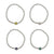 Enamel Smile Metal Bead Bracelet - Viva life Jewellery