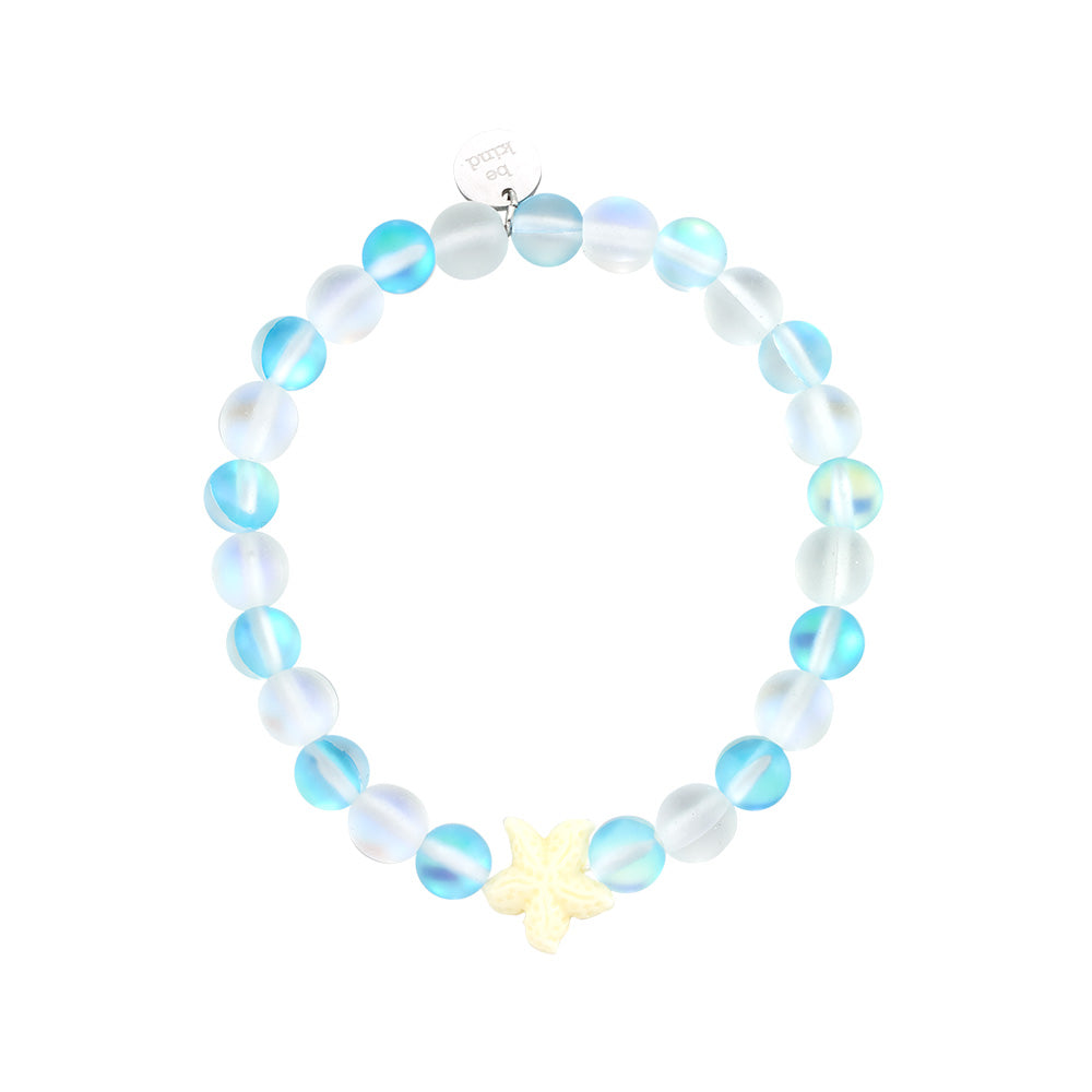 Starfish Sun Glitter Stretch Bracelet