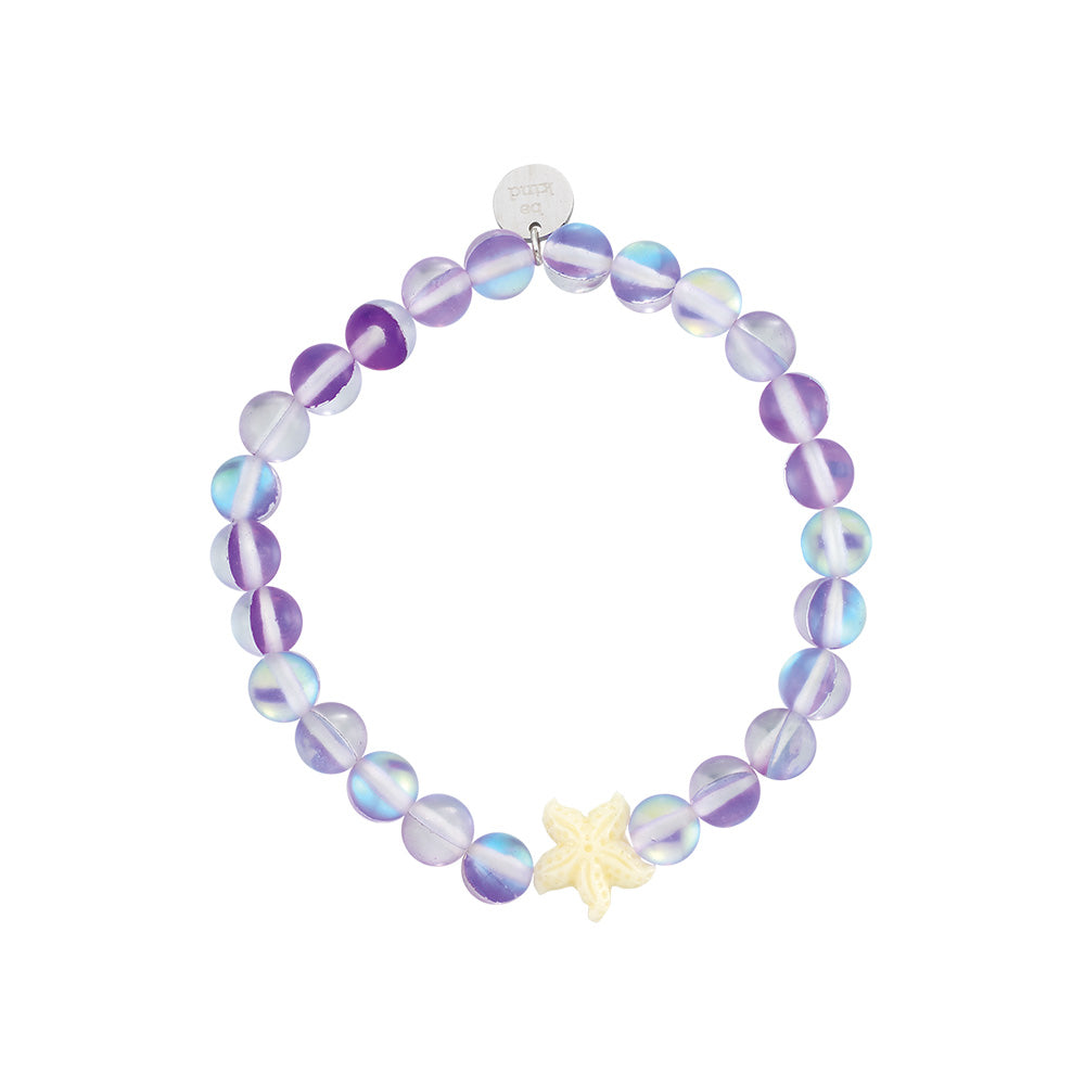 Starfish Sun Glitter Stretch Bracelet