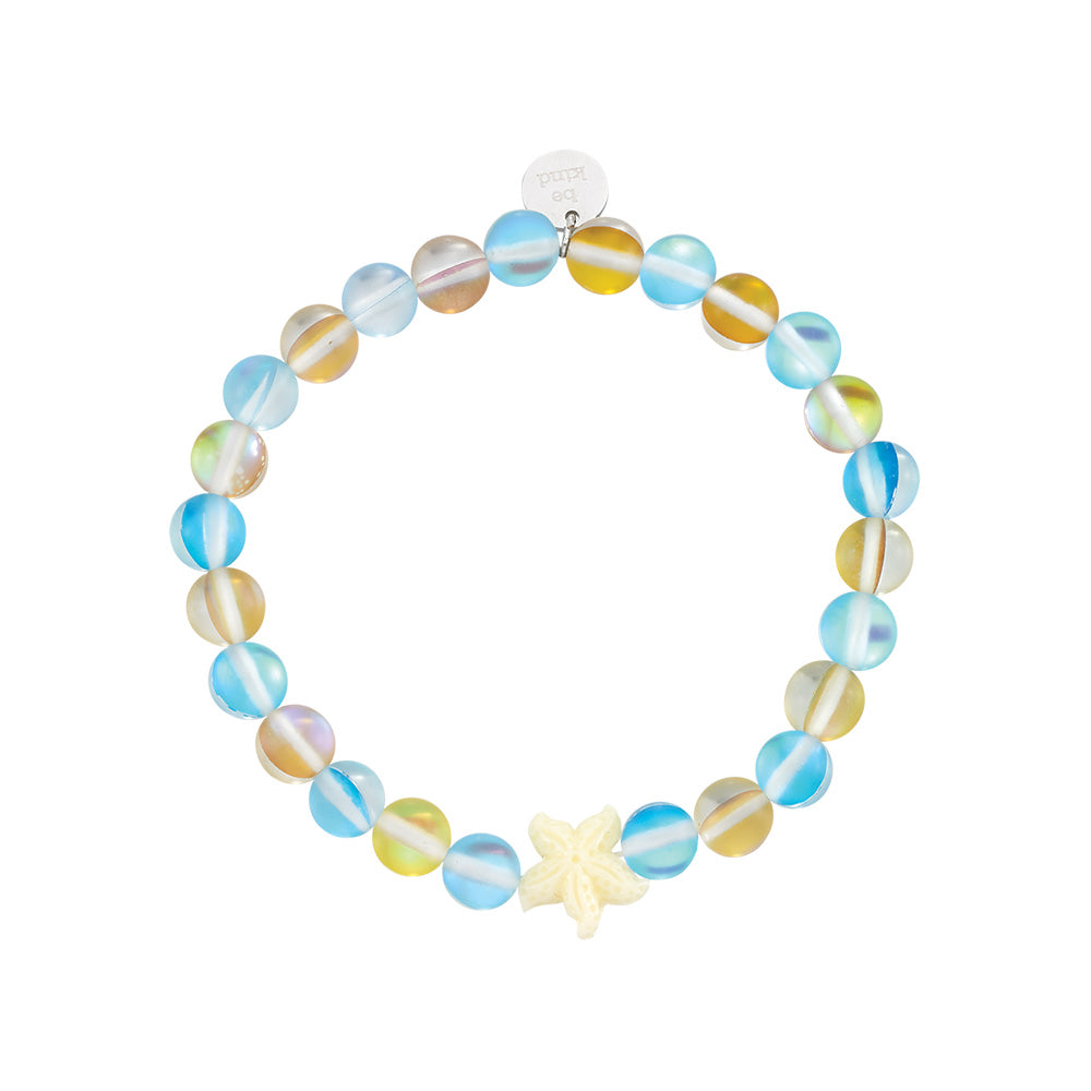Starfish Sun Glitter Stretch Bracelet
