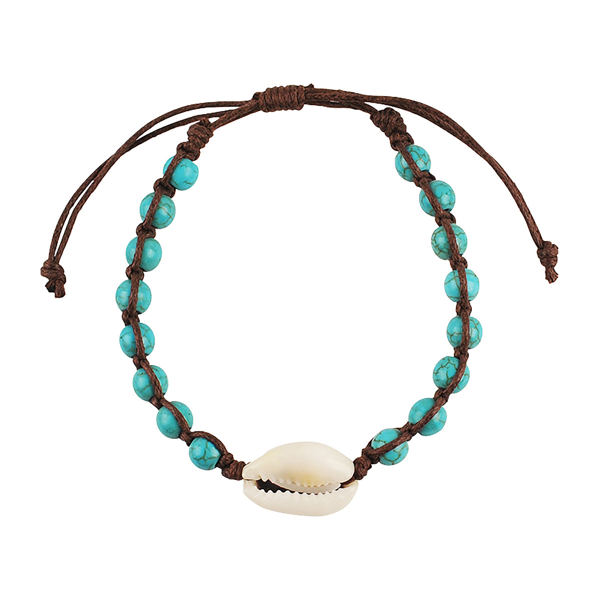 Cowrie Handmade Howlite Bracelet
