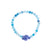 Colorful Ceramic Turtle Semi-Precious Stone Bracelet