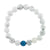 White Howlite Stone Stretch Bracelet