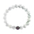 White Howlite Stone Stretch Bracelet