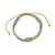 Wax Cord Reef Knot Bracelet-Blues Hues - Viva life Jewellery