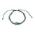 Wax Cord Reef Knot Bracelet-Blues Hues - Viva life Jewellery