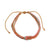 Wax Cord Reef Knot Bracelet-Pastel Hues - Viva life Jewellery