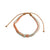 Wax Cord Reef Knot Bracelet-Pastel Hues - Viva life Jewellery