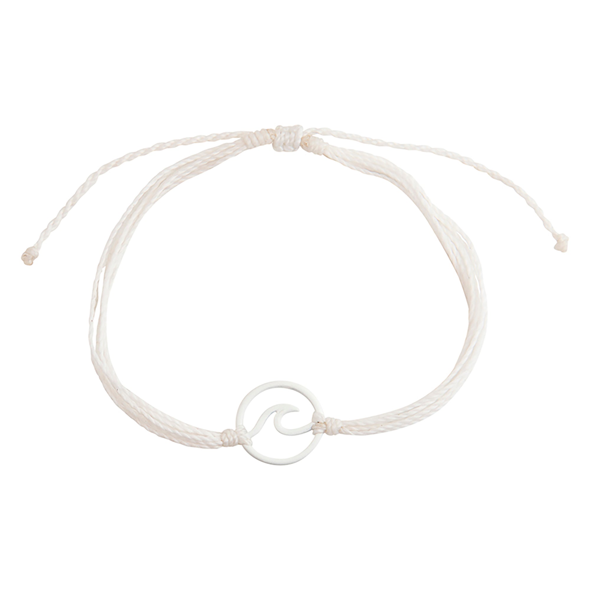 Cut-Out Wave Wax Cord Bracelet - Viva life Jewellery