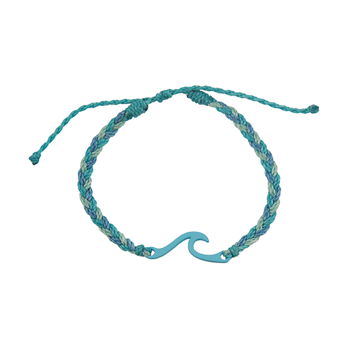 Outline Wave Braided Wax Cord Bracelet - Viva life Jewellery