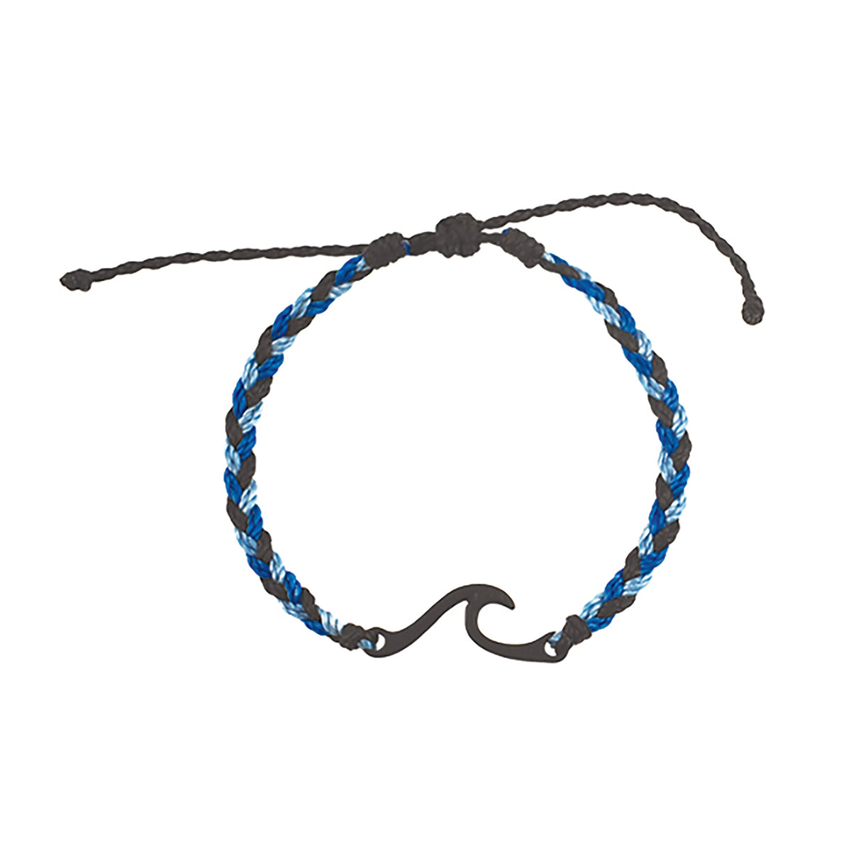 Outline Wave Braided Wax Cord Bracelet - Viva life Jewellery