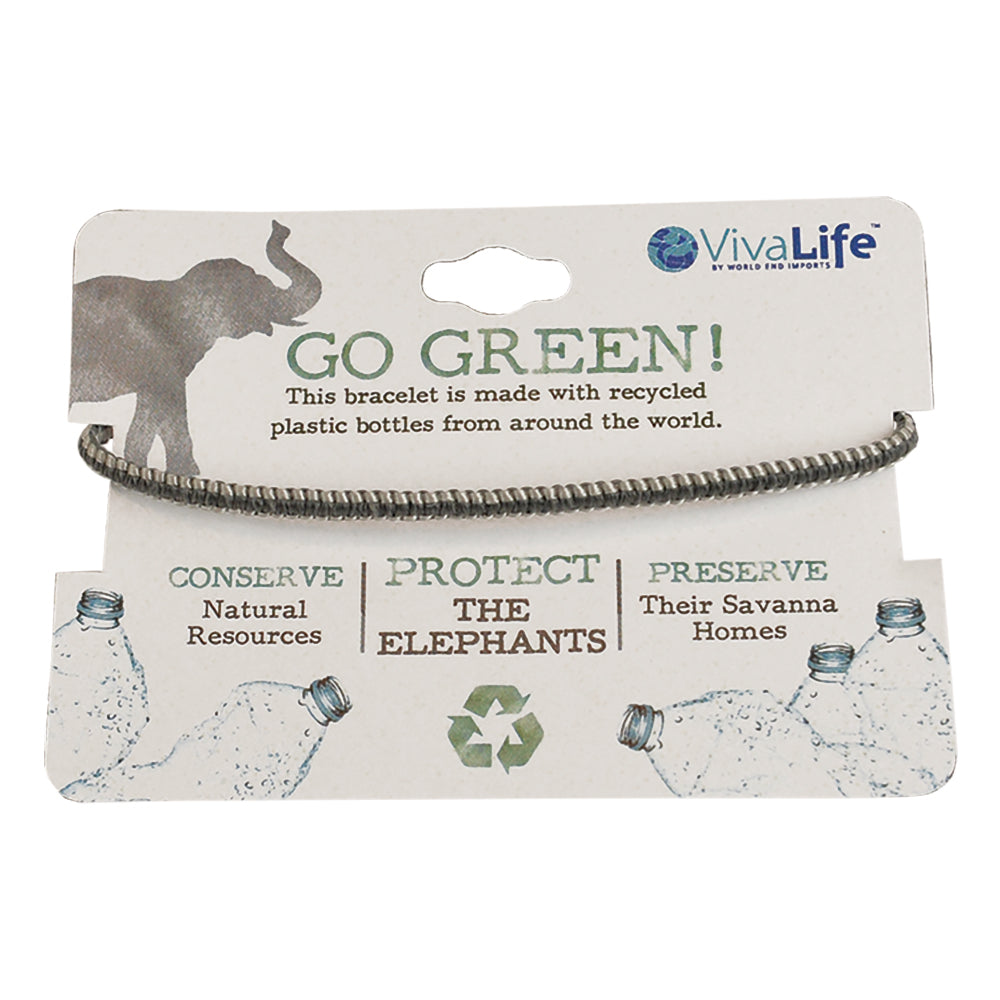 "Go Green" Recyclable Bracelets - Viva life Jewellery