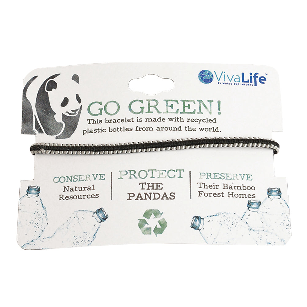 "Go Green" Recyclable Bracelets - Viva life Jewellery