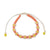 Macrame Daisy Wax Cord Bracelet - Viva life Jewellery