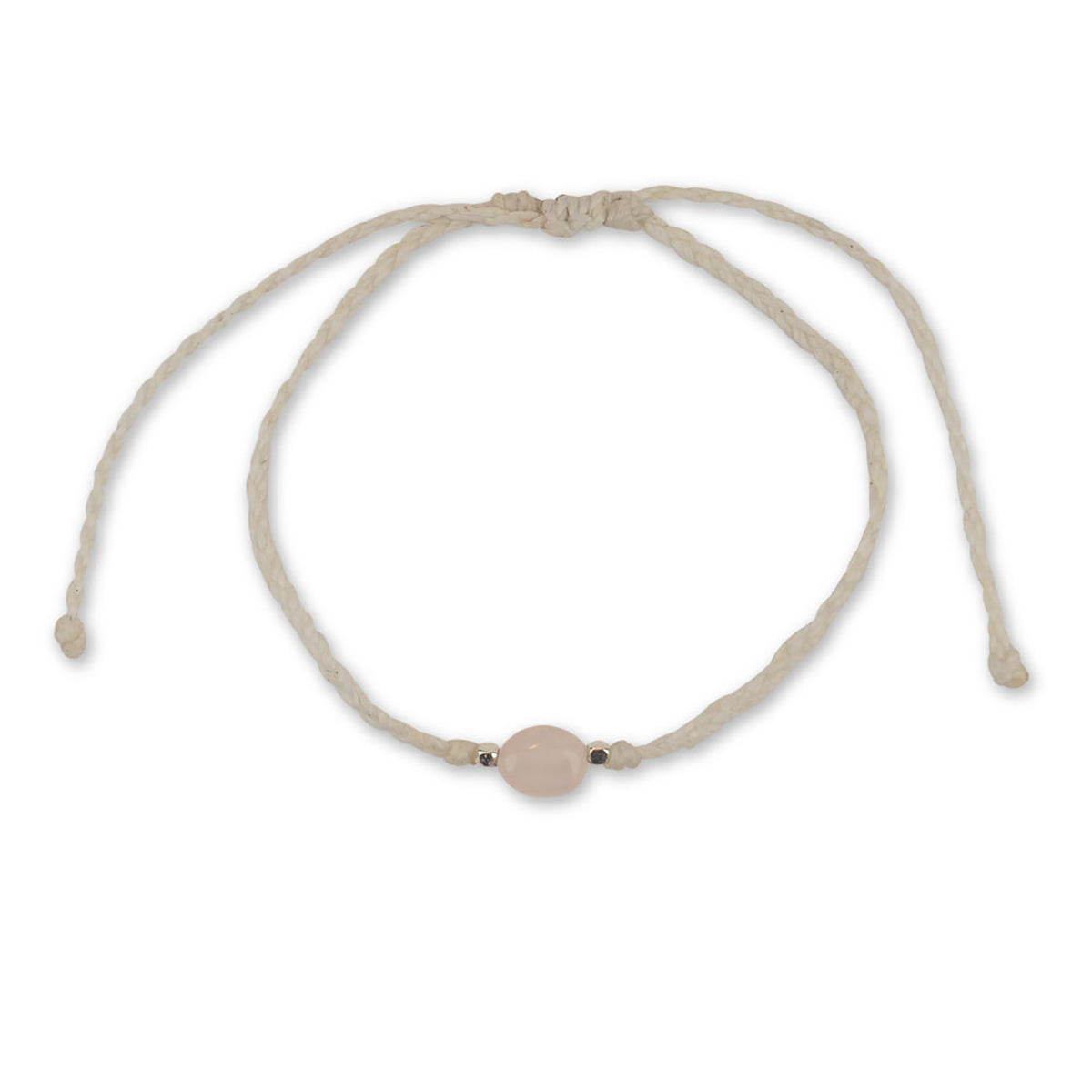 Natural Stone White Wax Cord Bracelet - Viva life Jewellery