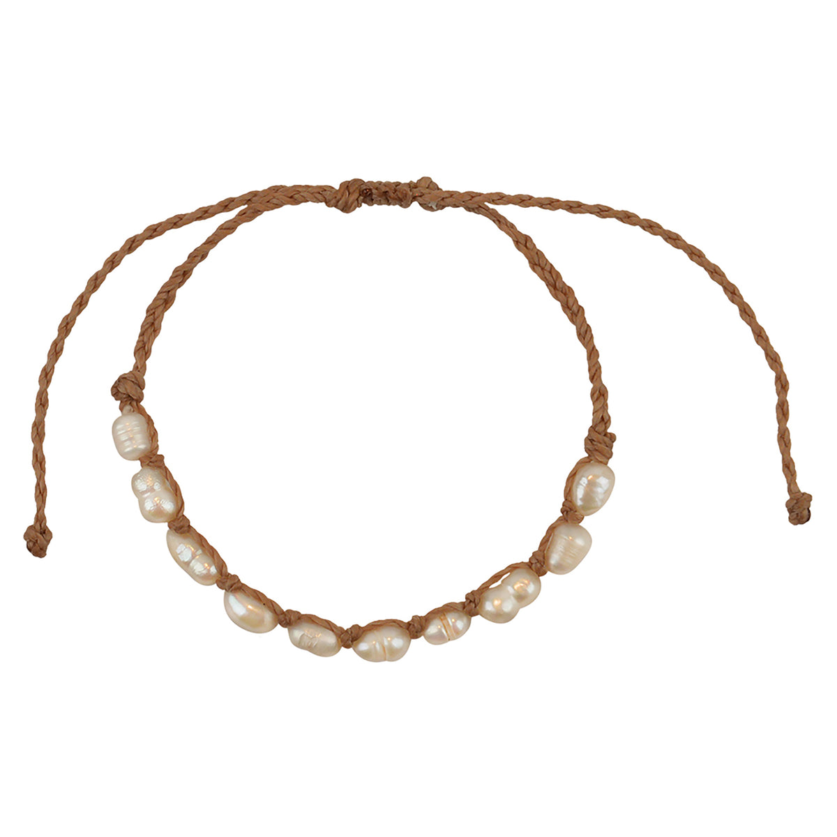 Wax Cord Rice Pearl Bracelet - Viva life Jewellery
