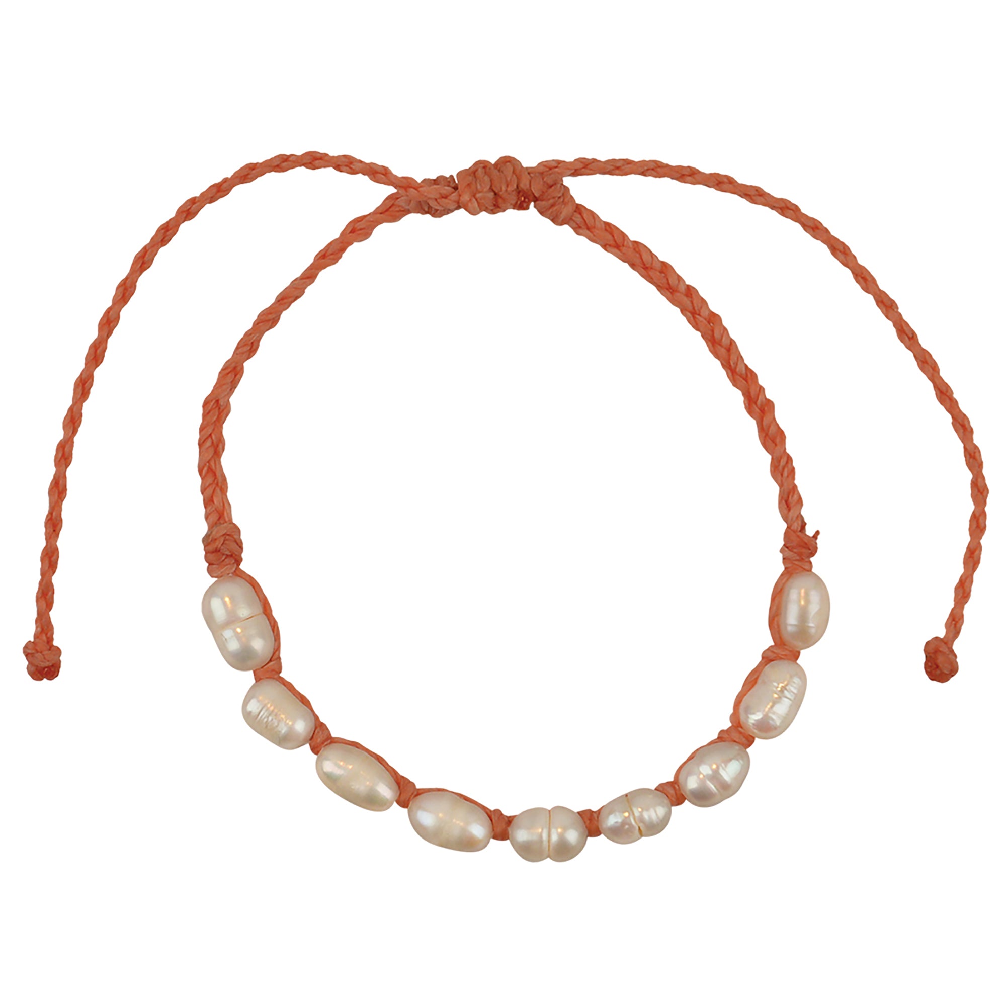 Wax Cord Rice Pearl Bracelet - Viva life Jewellery