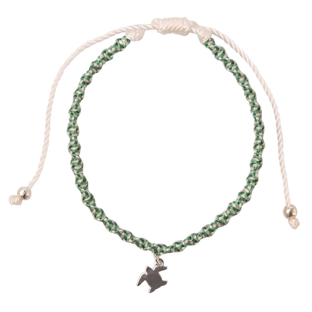 Handmade Colorful GREEN VIBES ONLY Animal Charm Bracelet