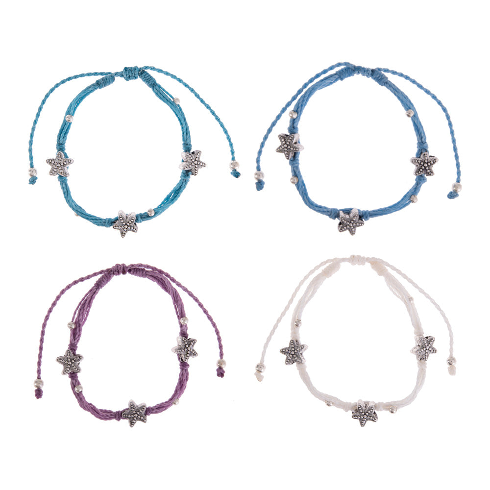 Sea Lover Charm 9 Strand Colorful Bracelet
