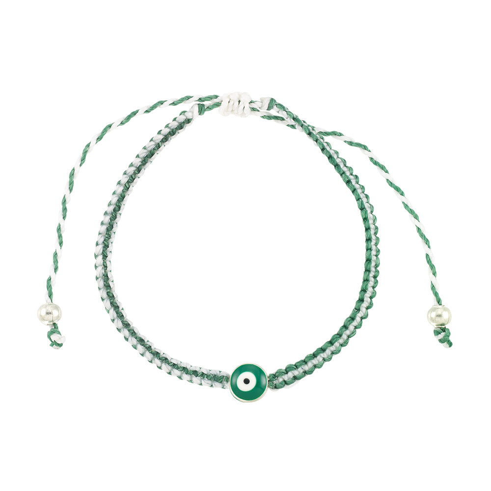 Eye of Protection Wax Cord Bracelet