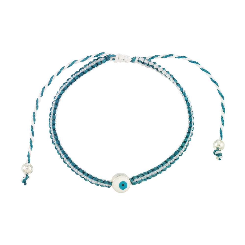 Eye of Protection Wax Cord Bracelet