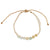 Adjustable Wax Cord & Stone Mix Bracelet
