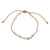 Adjustable Wax Cord & Stone Mix Bracelet