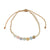 Adjustable Wax Cord & Stone Mix Bracelet