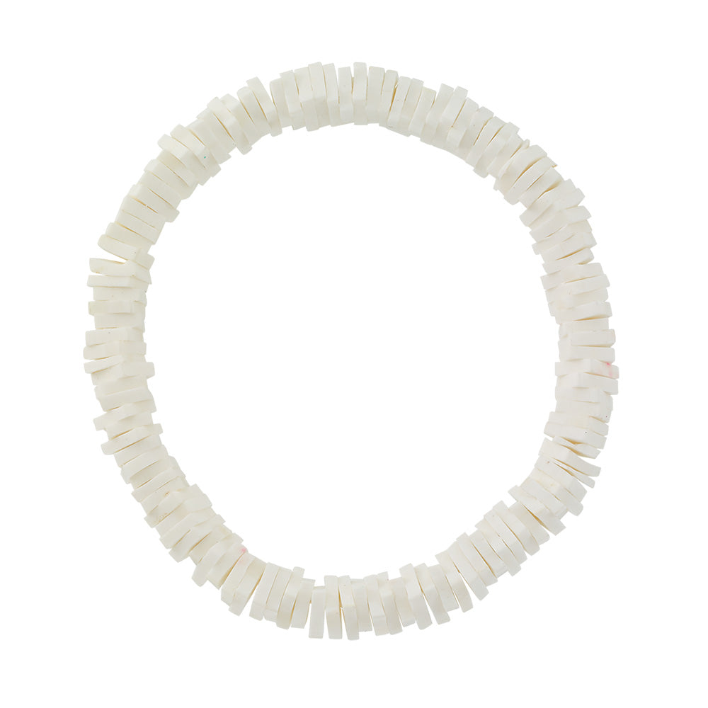 Horizon Square Clay Chip Stretch Bracelet
