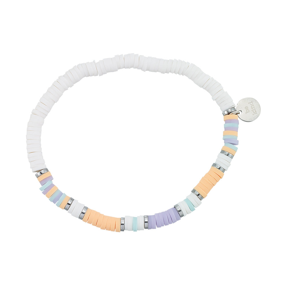 The "Betty" Clay Chip Stretch Bracelet